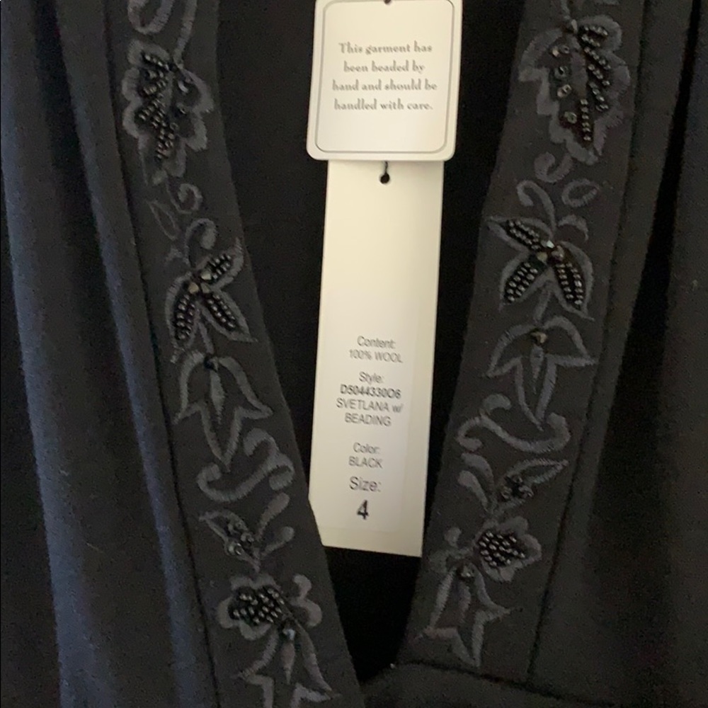 Diane Von Furstenberg hand beaded dress